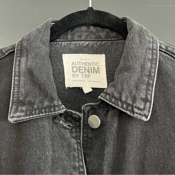 Zara Cropped Denim Jacket (size S) - Picture 2 of 5